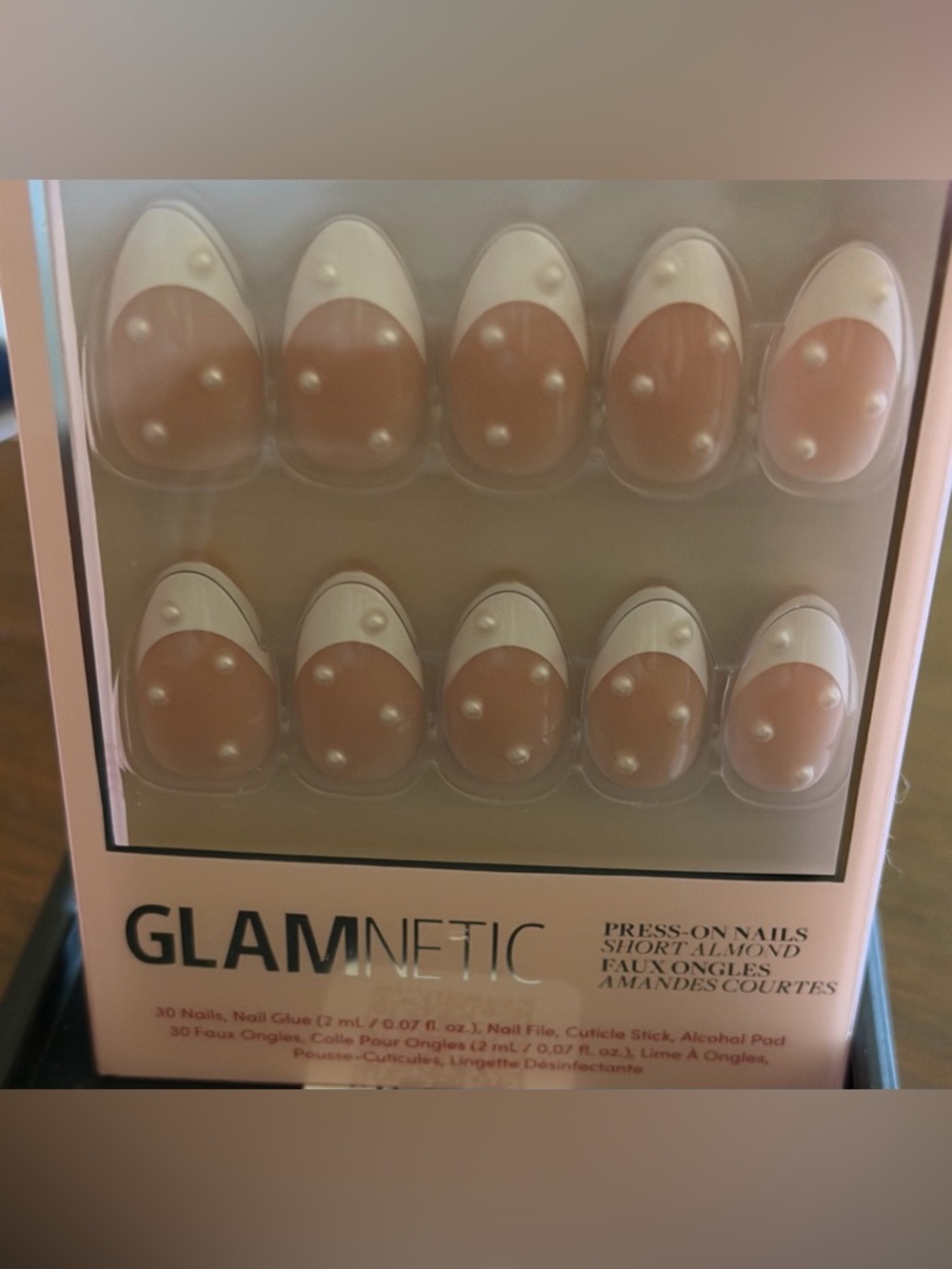 GLAMNETIC French Pearl Press-On Nails